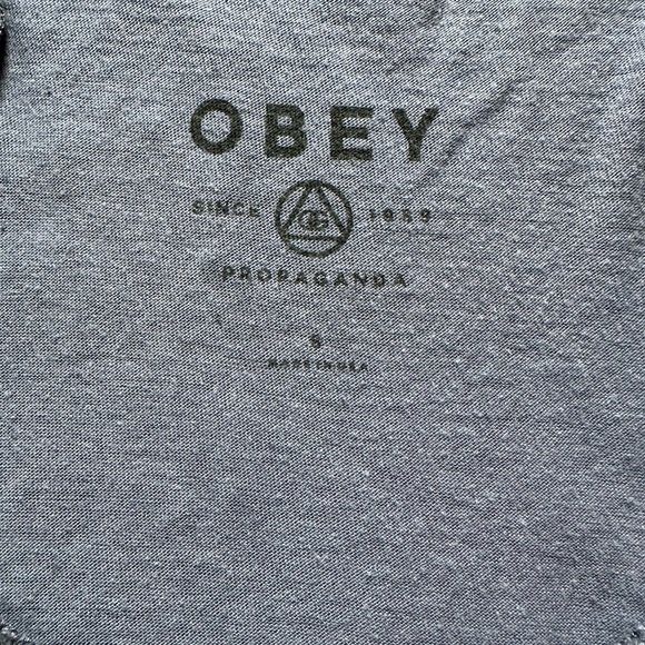 Obey Women's Purple Graphic Tank Top - Picture 3 of 3